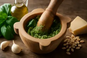 Qual è il vero segreto del pesto genovese? Scopri la tecnica che fa la differenza