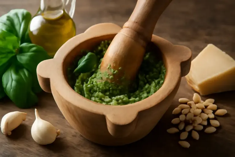 Qual è il vero segreto del pesto genovese? Scopri la tecnica che fa la differenza