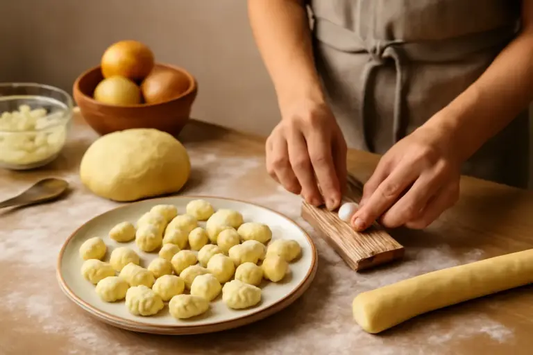 Gnocchi fatti in casa senza errori: la tecnica che rende l’impasto sempre soffice e leggero