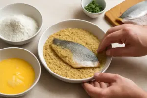 Come impanare il filetto di orata senza che la panatura si stacchi? Soluzione semplice, risultato perfetto
