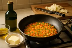 Olio extravergine o burro per il soffritto? L’alternativa che esalta i sapori senza appesantire