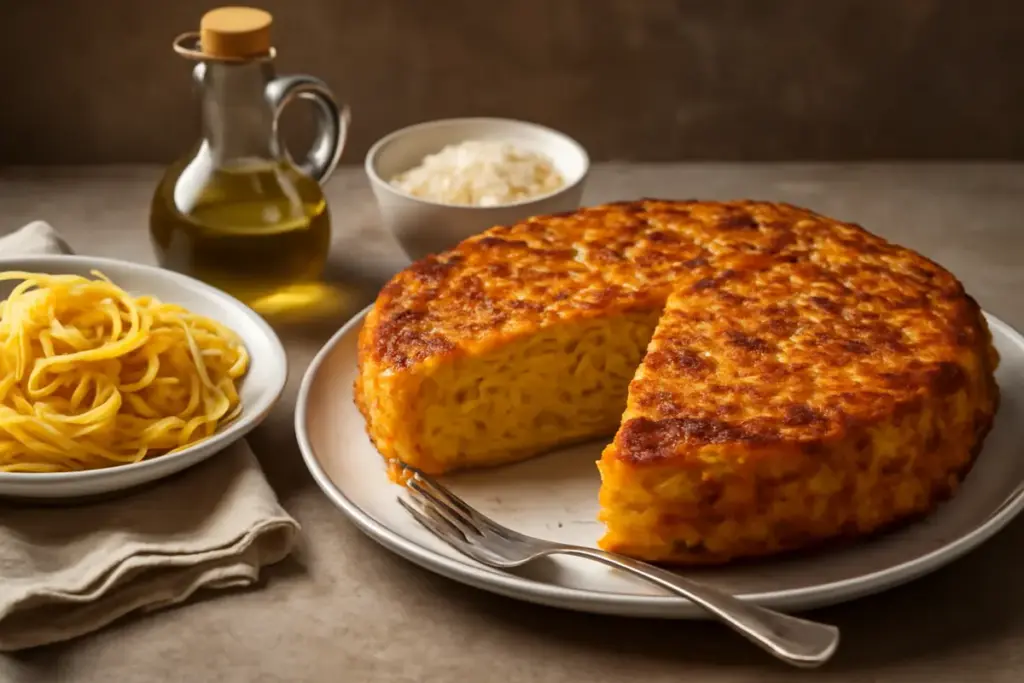 Frittata di pasta napoletana: la variante anti-spreco che conquista i palati più esigenti