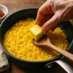 Qual è il modo migliore per mantecare il risotto allo zafferano? Un trucco che esalta il profumo e la cremosità