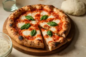 Pizza margherita fatta in casa: l’idratazione dell’impasto che cambia davvero croccantezza e alveolatura