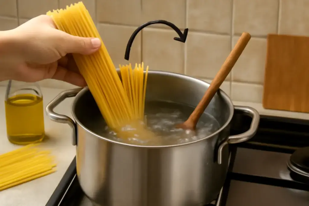 Come evitare che la pasta lunga si incolli durante la cottura? Un errore comune che rovina la consistenza