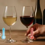 Temperatura di servizio perfetta per vini bianchi e rossi: la differenza la noti subito nel calice